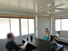 LOAN4K. Allie Rae says shes a stripper, why does the loan officer get horny?