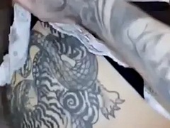 Watching a stranger fuck my slutty wife hard and cum on her face and tits. Real amateur cuckold