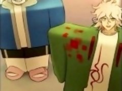Nagito Komaeda ASMR while fingers in his ass plays in the background