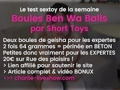 Des mini boules de geisha parfaites pour le SQUIRT - Les Ben wa balls