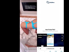 Onlyfans Leak Blonde babe does big ass blowjob doggy style and cum in mouth
